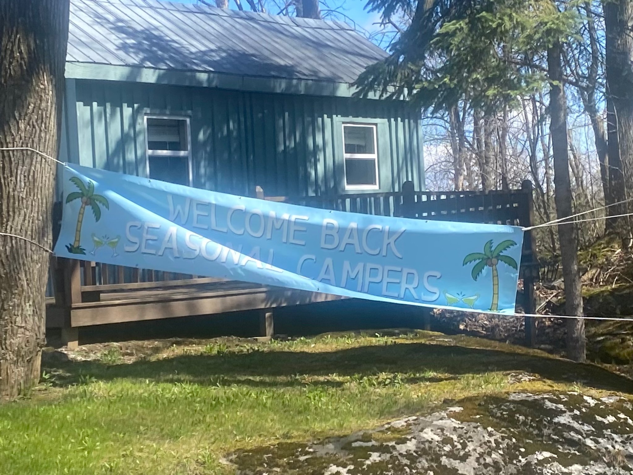 Welcome Back Seasonal Campers banner